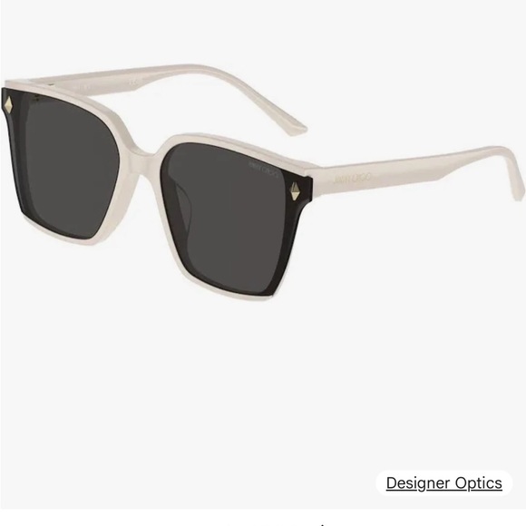 Jimmy Choo Accessories - Jimmy Choo Black and white Sunglasses
